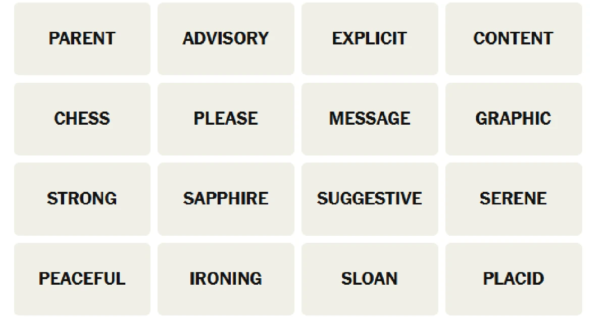 Here’s your grid for today