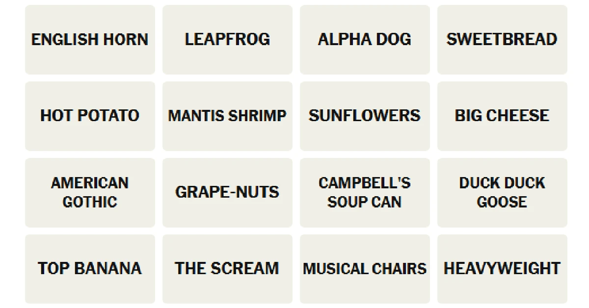 Here’s your grid for today