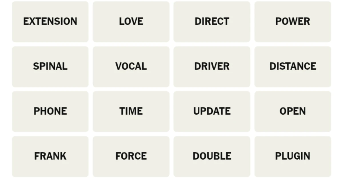 Here’s your grid for today