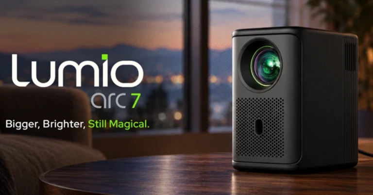 Lumio Arc 7 2026 projector with up to 120-inch projection launched in India