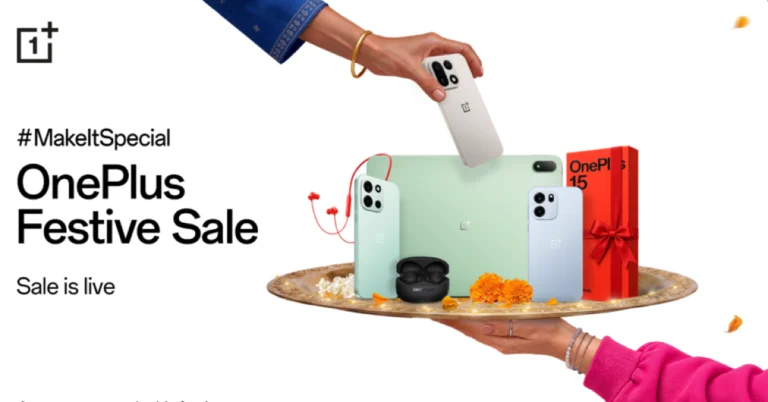 OnePlus Extends Festive Sale with Discounts Across Smartphones, Tablets, and Audio Range